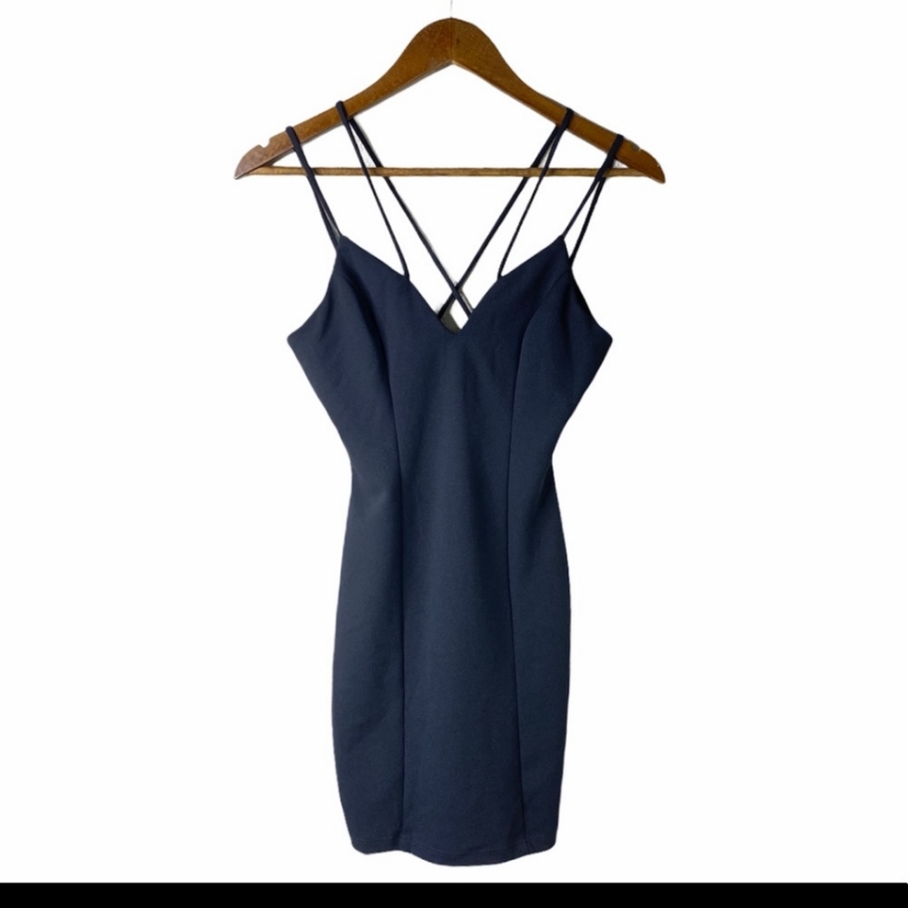 gLARE Multi Strap Mini Dress